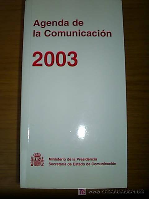 Libros de segunda mano: AGENDA DE LA COMUNICACI&Oacute;N 2003 - Foto 1