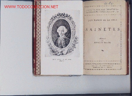 Libros de segunda mano: Don Ramon de la Cruz.Sainetes - Foto 1