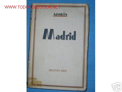 Libros de segunda mano: AZORIN....MADRID.....EDICION ANTIGUA DE 1941. - Foto 1