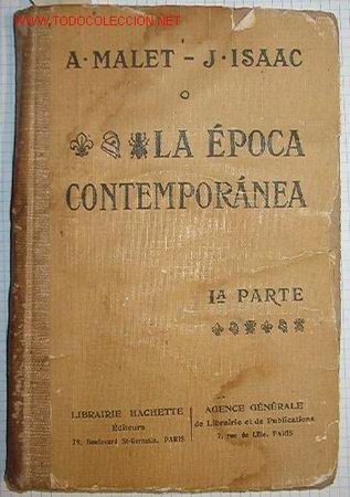 Libri di seconda mano: La &eacute;poca contemporanea. 1&ordf; parte. Con grabados e ilustraciones. 230 p&aacute;ginas.