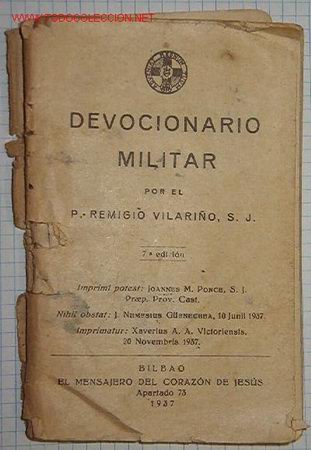 Libros de segunda mano: Devocionario militar. A&ntilde;o 1937, 95 p&aacute;ginas (librito). - Foto 1