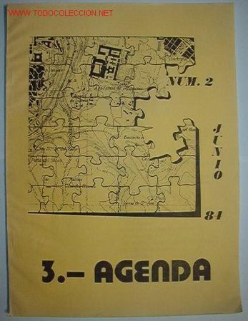 Libros de segunda mano: Agenda. N&uacute;m.2 junio 84. 42 p&aacute;ginas. - Foto 1