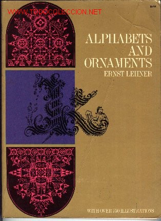 Libros de segunda mano: Libro: Alphabets and ornaments, autor: Ernst Lehner. - Foto 1