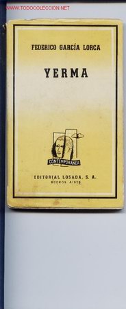 Libros de segunda mano: Yerma.Federico Garcia Lorca - Foto 1