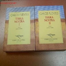 Libros de segunda mano: TERRA NOSTRA - CARLOS FUENTES - AUSTRAL 1992 DOS TOMOS, NARRATIVA MEXICANA, LIQUIDACION.. Lote 339313993