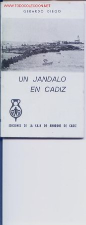 Libros de segunda mano: Un jandalo en Cadiz.Gerardo Diego. - Foto 1