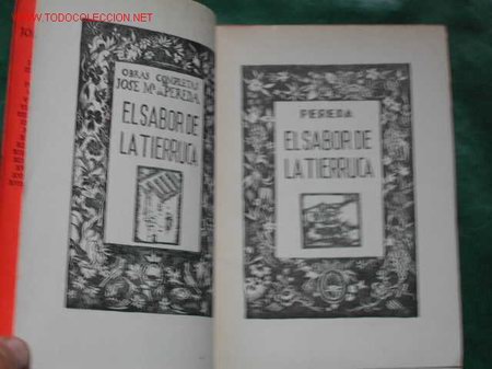 Libros de segunda mano: EL SABOR DE LA TIERRUCA de Jos&eacute; Ma. de Pereda - Foto 2
