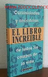 Libros de segunda mano: EL LIBRO INCREIBLE - Foto 1