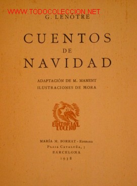 Libros de segunda mano: CUENTOS DE NAVIDAD. G. LEN&Ocirc;TRE. EDICI&Oacute;N, 1938 - Foto 2