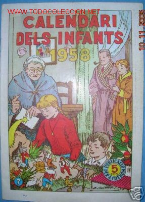 Libros de segunda mano: CALENDARI DELS INFANTS..DEL A&Ntilde;O 1959.. - Foto 1