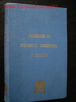 Libros de segunda mano: FORMULARIO DE CONTRATOS, DOCUMENTOS Y ESCRITOS - Foto 1