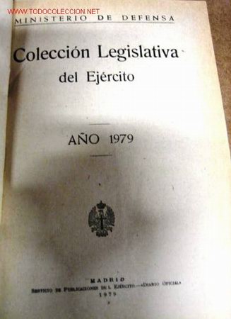Libros de segunda mano: Colecci&oacute;n legislativa del Ej&eacute;rcito. 1979. - Foto 1