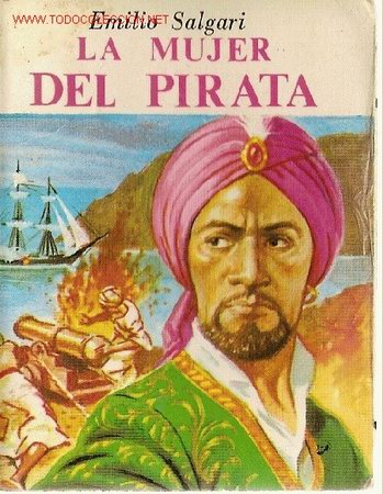 Libros de segunda mano: Minilibro La mujer del pirata de Emilio Salgari. - Foto 1