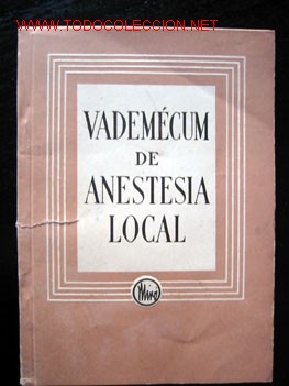 Gebrauchte B&uuml;cher: VADEM&Eacute;CUM DE ANESTESIA LOCAL