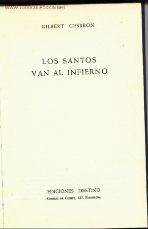 Libros de segunda mano: Los Santos van al infierno - Foto 1