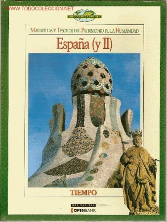 Libros de segunda mano: 'Maravillas y Tesoros del Patrimonio de la Humanidad - Espa&ntilde;a (y II)'. Tapas duras.