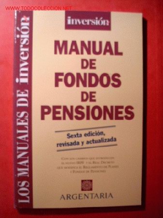 Libros de segunda mano: Manual de fondos de pensiones - Foto 1