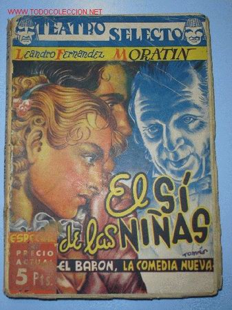 Libros de segunda mano: El s&iacute; de las ni&ntilde;as, El bar&oacute;n, La comedia nueva o el caf&eacute; - Foto 1