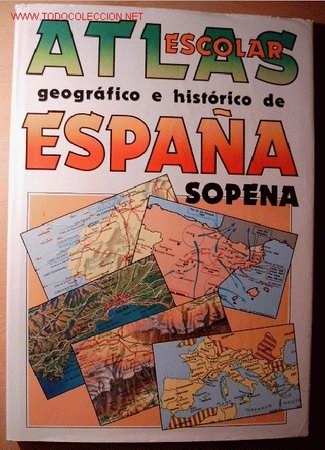 Libros de segunda mano: Atlas geogr&aacute;fico e hist&oacute;rico de Espa&ntilde;a - Foto 1