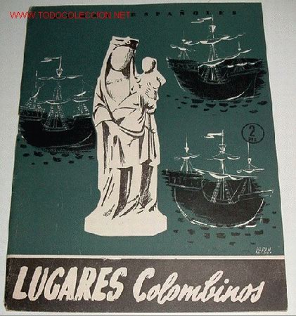 Gebrauchte B&uuml;cher: LUGARES COLOMBINOS.Coleccion Temas Espa&ntilde;oles- n&ordm; 177 - Manfredi,Domingo - COLONIAL 30 pag.24cm. ilus