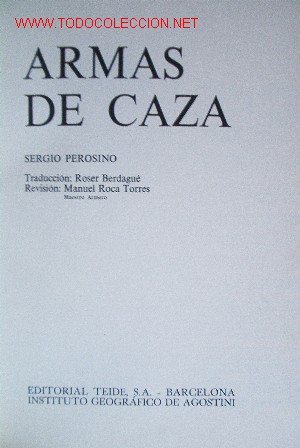 Libros de segunda mano: ARMAS DE CAZA - Foto 3