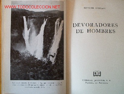 Libros de segunda mano: DEVORADORES DE HOMBRES - PRIMERA EDICION A&Ntilde;O 1955 - Foto 2
