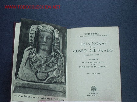 Libros de segunda mano: Tres horas en el Museo del Prado. - Foto 2