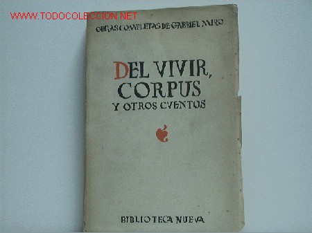 Libros de segunda mano: Del vivir, corpus y otros cuentos. - Foto 1