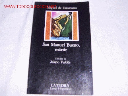 Libros de segunda mano: San Manuel Bueno Martir - Foto 1