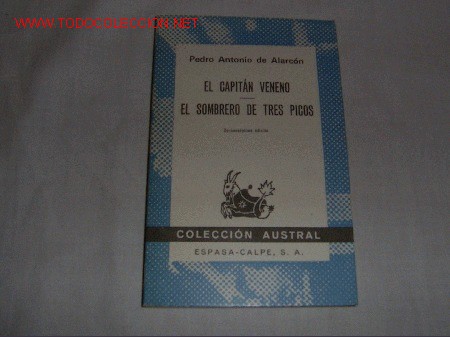 Libros de segunda mano: El Sombrero De Tres Picos/El Capitan Veneno - Foto 1