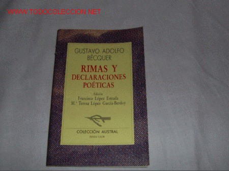 Libros de segunda mano: Rimas Y Declaraciones Poeticas - Foto 1