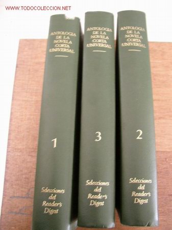 Livres d'occasion: ANTOLOG&Iacute;A DE LA NOVELA CORTA UNIVERSAL- TRES VOLUMENES-1973 - SELECCIONES DEL READER&acute;S DIGEST IBERIA