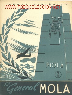 Libros de segunda mano: EL GENERAL MOLA .............1956.......temas espa&ntilde;oles 32 - Foto 1
