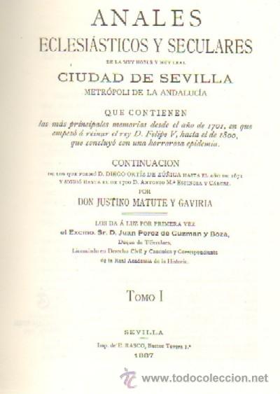 Libros de segunda mano: ANALES DE SEVILLA. 3 TOMOS. ANS-176 - Foto 1