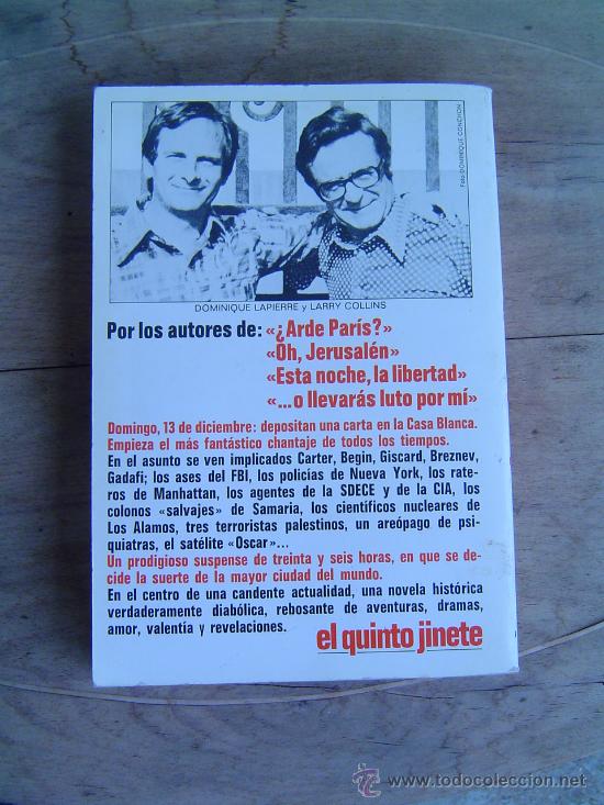 Libros de segunda mano: EL QUINTO JINETE - DOMINIQUE LAPIERRE- LARRY COLLINS - Foto 2