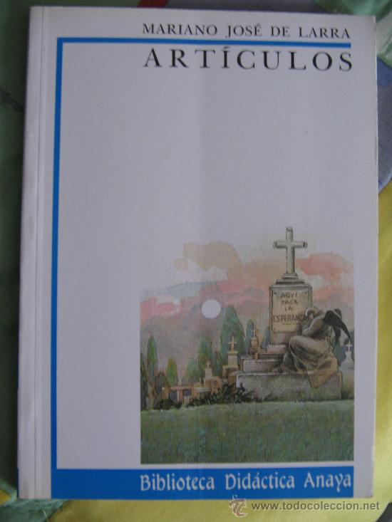 Libros de segunda mano: Larra Libro Art&iacute;culos - Foto 1