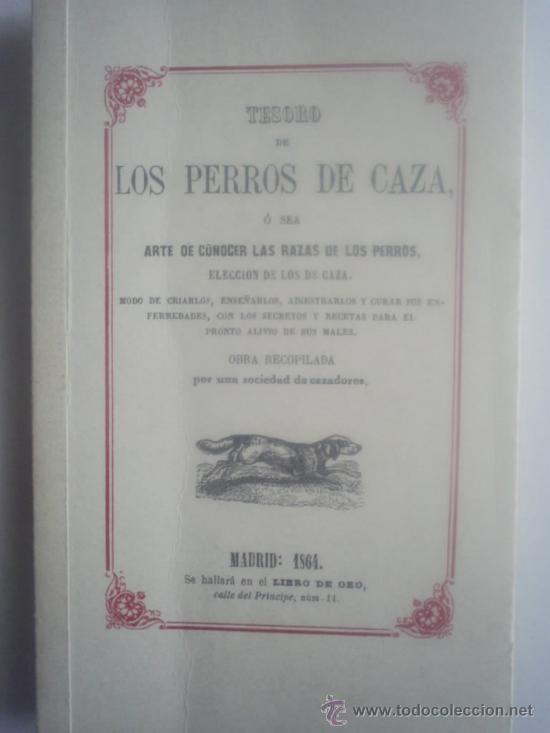 Libros de segunda mano: tesoro de los perros de caza. - Foto 1