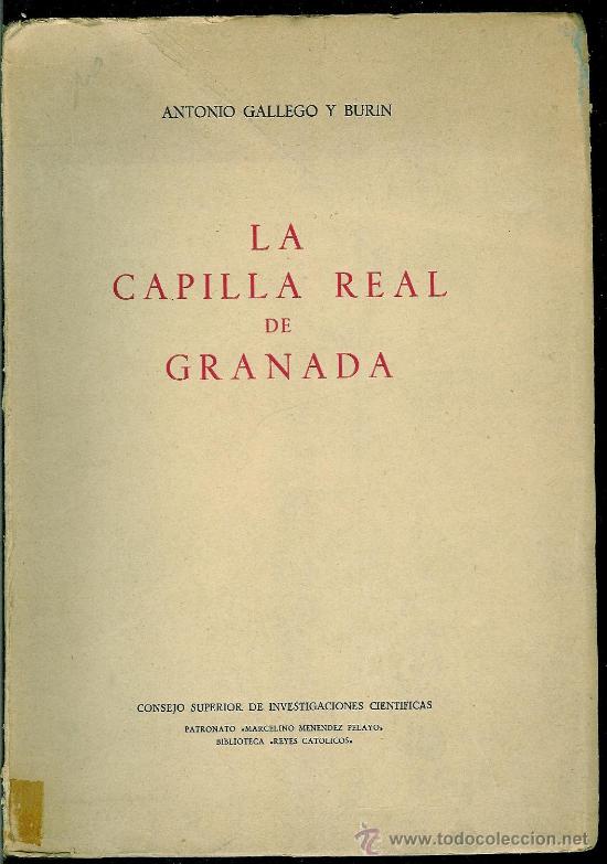 Libros de segunda mano: capilla real de Granada, La (Gallego y Bur&iacute;n, Antonio) - Foto 1