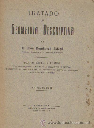 Libros de segunda mano: TRATADO DE GEOMETRIA DESCRIPTIVA  (A/ MAT- 053) - Foto 1