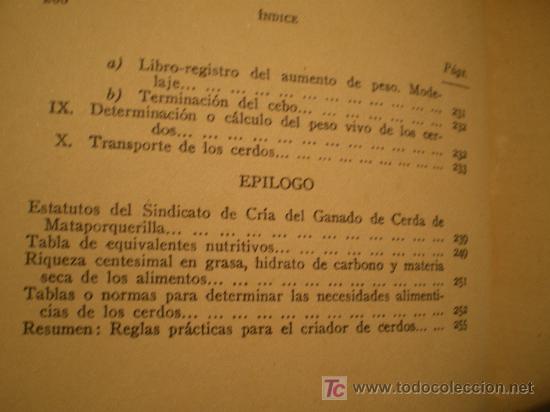 Libros de segunda mano: LA CRIA DEL CERDO -  ELON HERGUEZA (1950) - Foto 2
