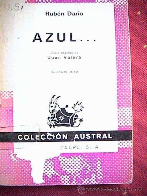 Libros de segunda mano: AZUL. RUBEN DARIO - Foto 1