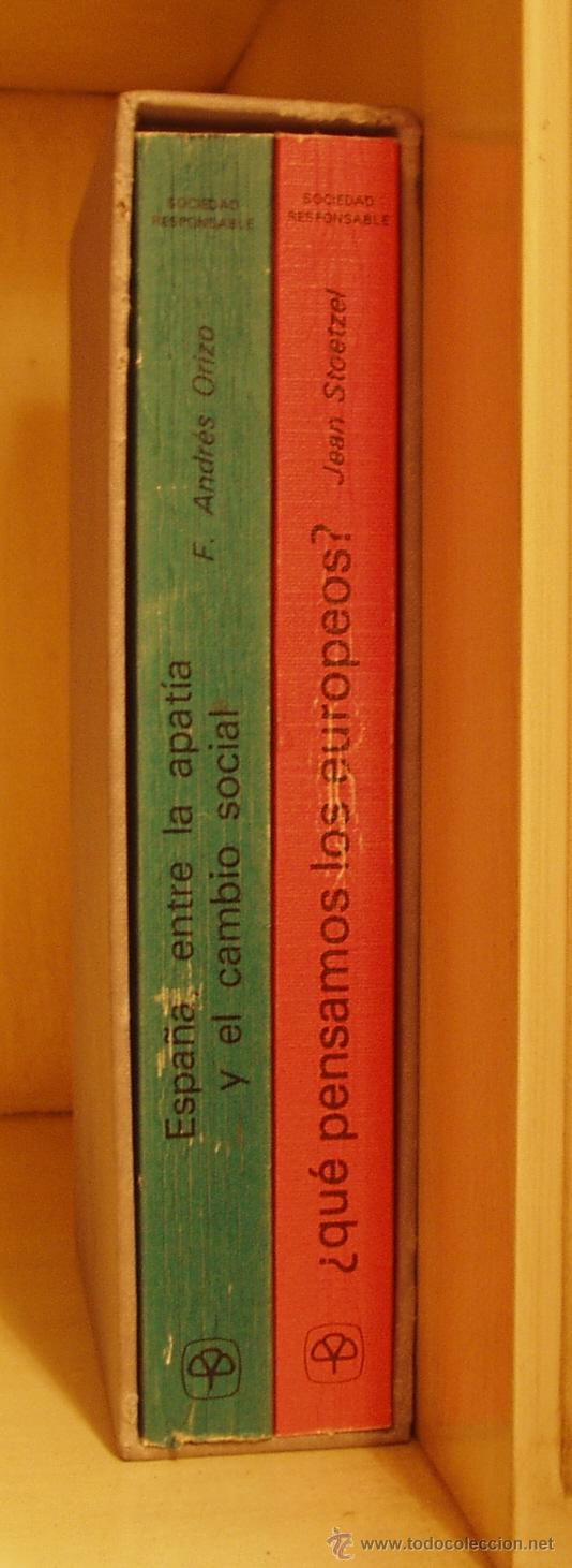 Libros de segunda mano: DOS VOLUMENES DE LA COLECCION SOCIEDAD RESPONSABLE DE LA EDITORIAL MAPFRE 1983-1984 - Foto 2