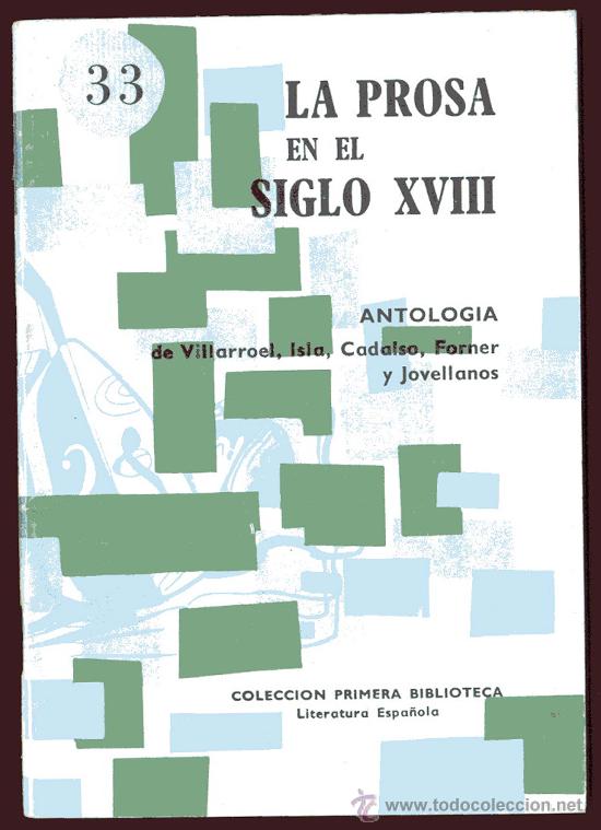 La Prosa En El Siglo Xviii Antologia Colecc Comprar En Todocoleccion 18535777 