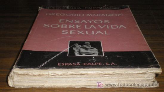Libros de segunda mano: ENSAYOS SOBRE LA VIDA SEXUAL &ndash;ESPASA CALPE. - Foto 1