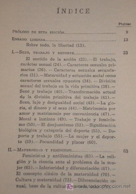 Libros de segunda mano: ENSAYOS SOBRE LA VIDA SEXUAL &ndash;ESPASA CALPE. - Foto 13