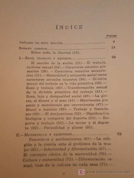 Libros de segunda mano: ENSAYOS SOBRE LA VIDA SEXUAL &ndash;ESPASA CALPE. - Foto 12