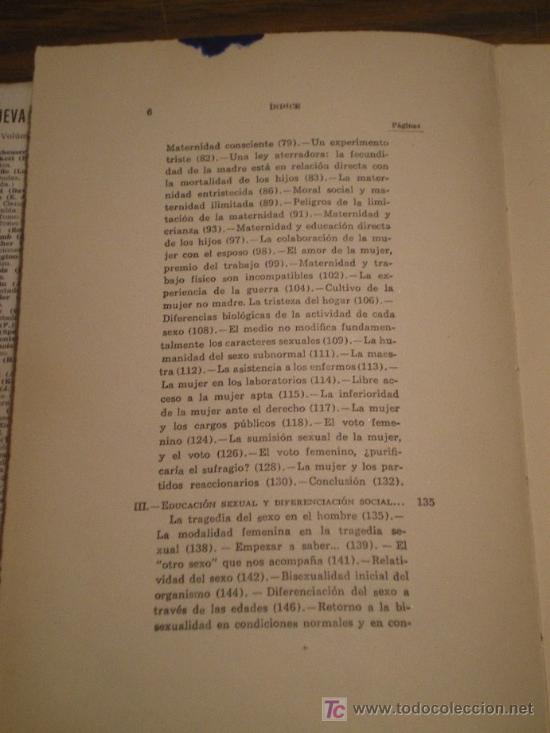 Libros de segunda mano: ENSAYOS SOBRE LA VIDA SEXUAL &ndash;ESPASA CALPE. - Foto 10