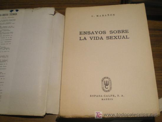 Libros de segunda mano: ENSAYOS SOBRE LA VIDA SEXUAL &ndash;ESPASA CALPE. - Foto 7