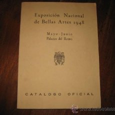 Libros de segunda mano: EXPOSICION NACIONAL DE BELLAS ARTES 1948 