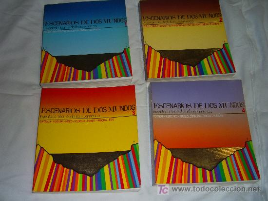 Gebrauchte B&uuml;cher: ESCENARIOS DE DOS MUNDOS.INVENTARIO TEATRAL DE IBEROAMERICA. 4 TOMOS